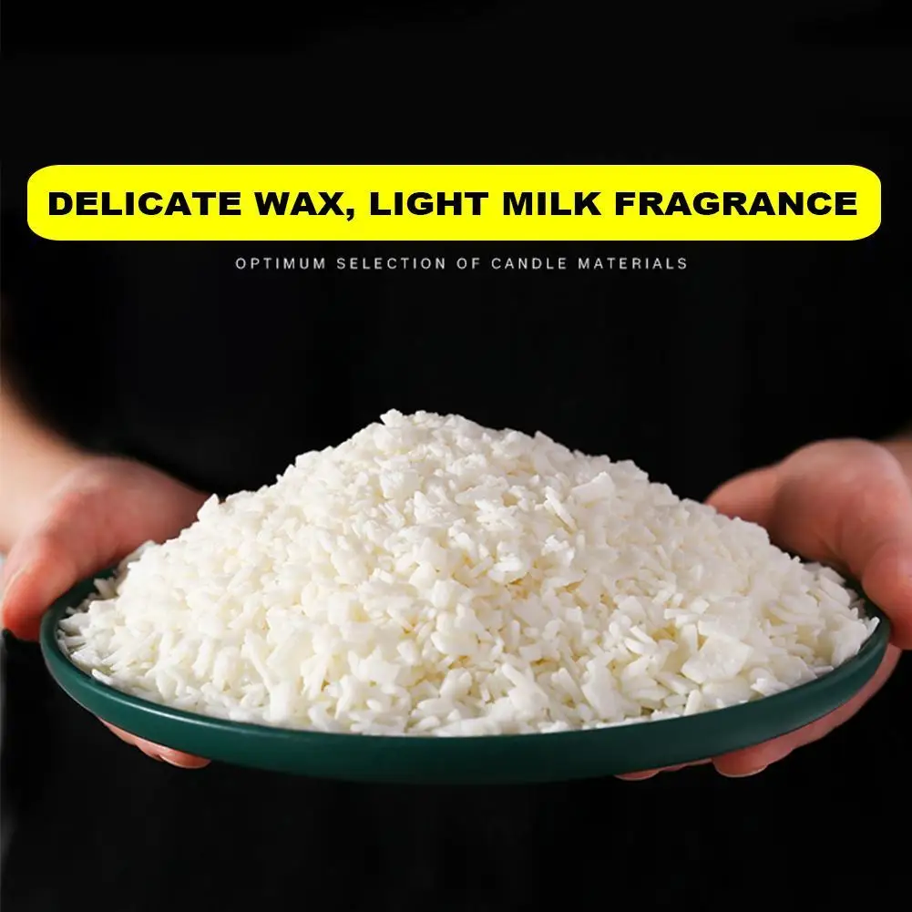 

1000g/package Smokeless Soy Wax For Candles Candle Materials Candle Waxing Scented And Wax Soy Materia From Wax Making Made H7U7