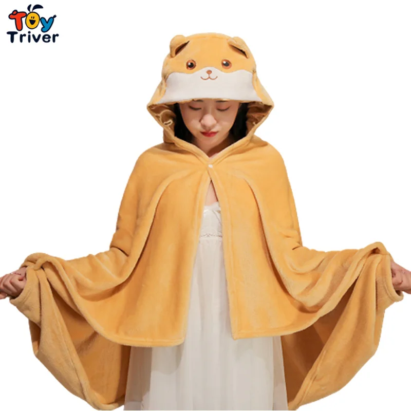 Милый плюшевый игрушечный плащ Шиба ину накидка ленивое одеяло Карнавальная