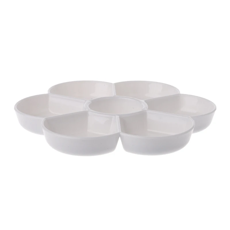 Высококачественная акриловая Палитра с 7 отверстиями гуашь палитра акварельных