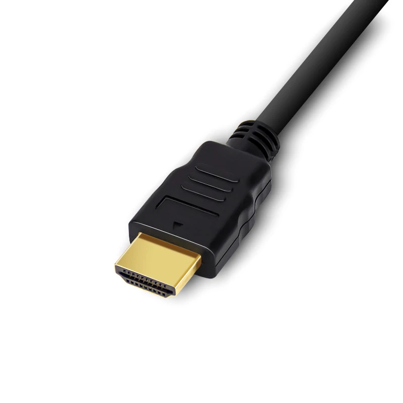 Черный высокоскоростной кабель питания 1 4 В с позолоченными проводами HDMI TV 1080p 3D