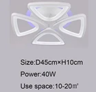 Современная светодиодная люстра Iralan, светильник лочная лампа с алюминиевой вилкой, декоративное светильник для спальни, гостиной, столовой