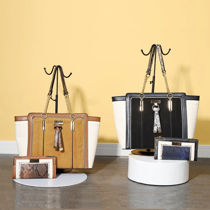 

2-piece Set Composite Bag Designer PU Leather Women Handbag Ladies Fashion Small Shoulder Crossbody Bag Tote Bag bolsa feminina