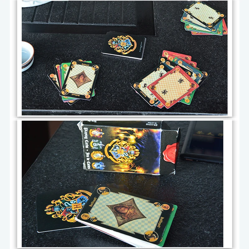 Игральные карты игра Hogwartse House коллекция значки символы замок кресты 2 шаблона
