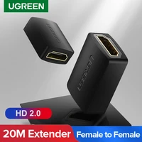 ugreen hdmi 2 0 extender female to female adapter 4k hd extension connector converter for tv ps4 hdtv video audio hdmi cable