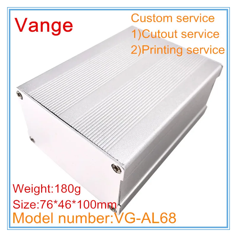 1 шт./лот пескоструйная поверхность алюминиевая проектная коробка 6063-T5