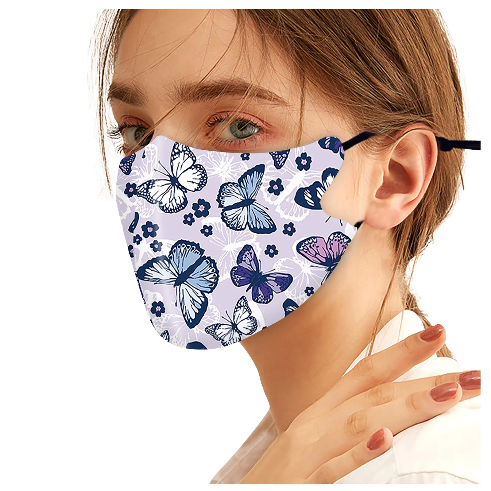 

Регулируемая хлопковая искусственная Бабочка для Хэллоуина, защитная крышка для рта, многоразовые женские маски