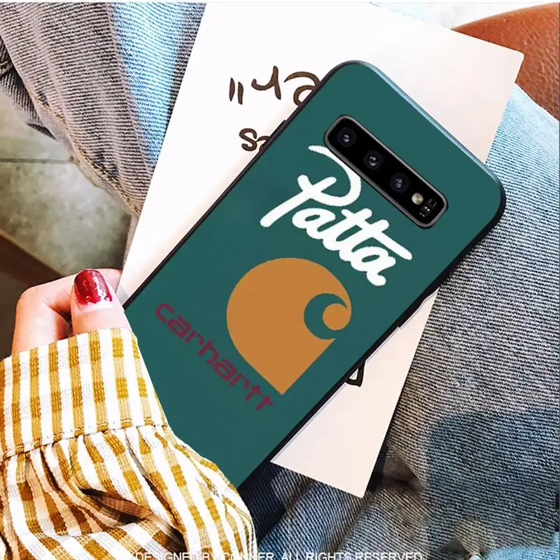 

Famous Brand Carhartts Soft Phone Case For Samsung S9 10 20 Plus Note 9 10 10plus 20 Ultra A20 21s J7 Plus 8