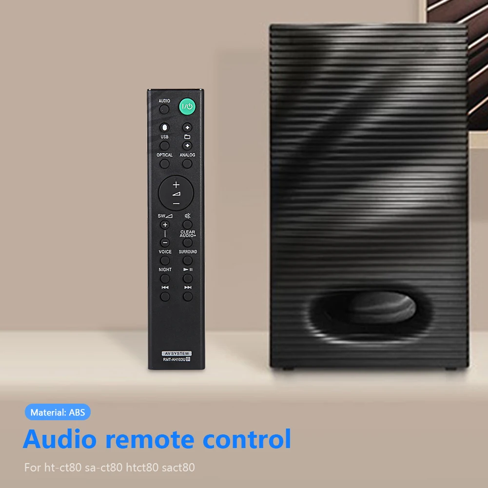 Беспроводной ТВ пульт дистанционного управления RMT AH103U Саундбар для SONY HT CT80 SA HTCT80
