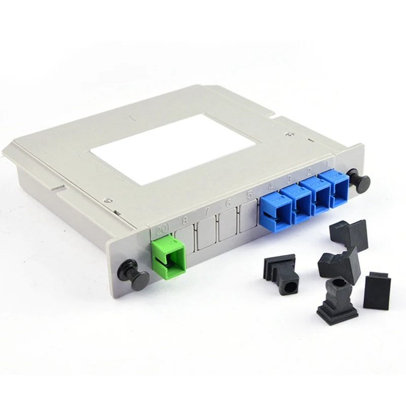 Lot Fiber Splitter SC UPC 1X4 Optic FTTH Cassette Box Optical Coupler PLC | Мобильные телефоны и аксессуары