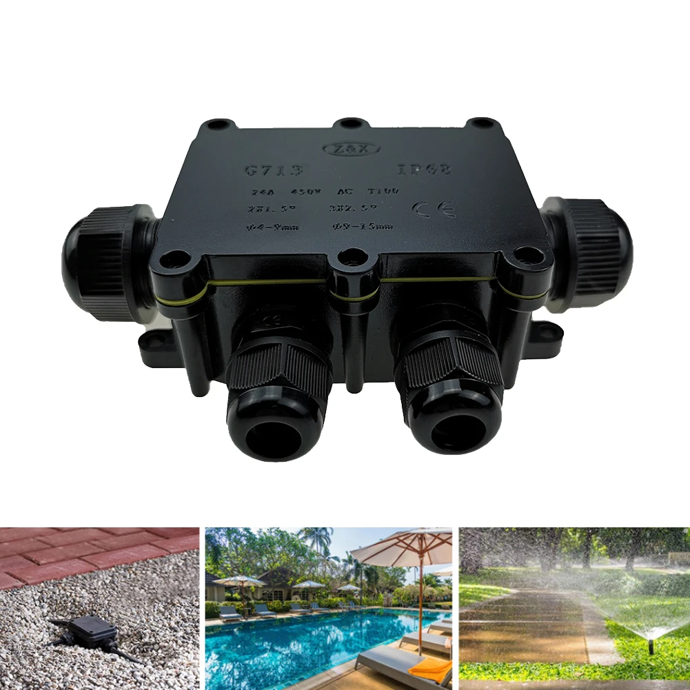 

2/3/4/5/6 Way Wire Junction Box IP68 Waterproof Enclosure Block Cable Connecting Line Protection For Wiring Accessories Dropship