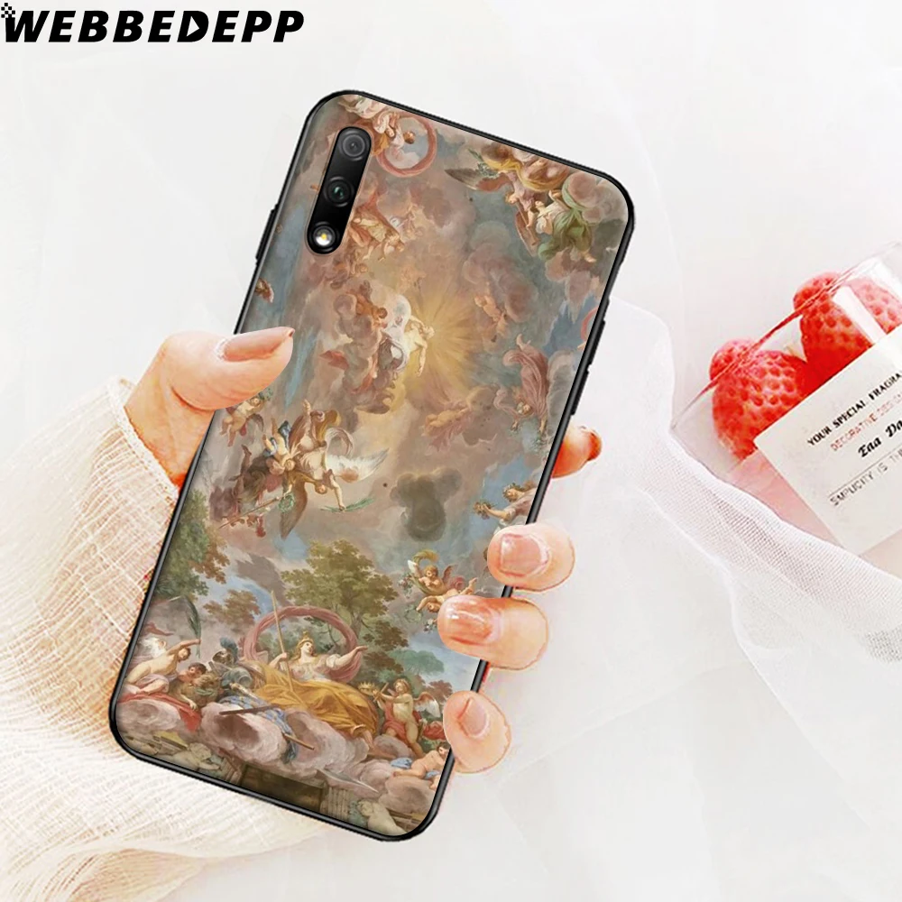 Красота Ренессанс ангелы мягкий чехол для huawei Honor 6A 7A 9X20 Pro 8A 7C 8C 7X8X8 9 10 lite 20S Note10 View20