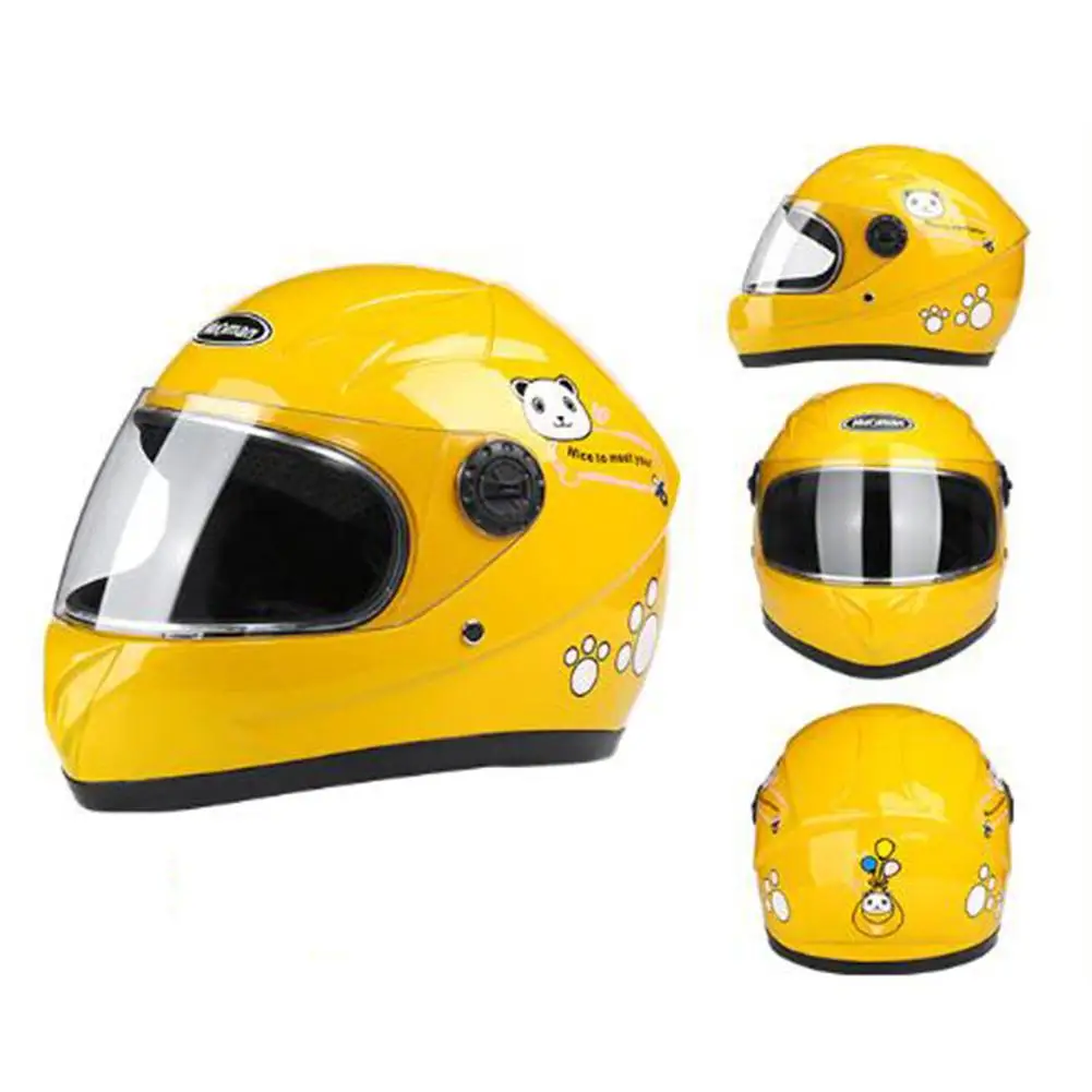 

Children's Electric Motorcycle Helmet Men Women Children Winter Seasons Sunscreen General Full Face Helmet