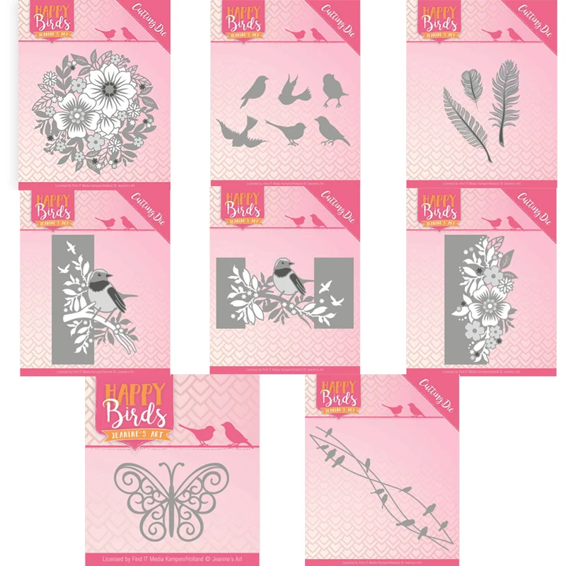 Свинья для рукоделия металлический Трафаретный вырубной штамп резки цветока