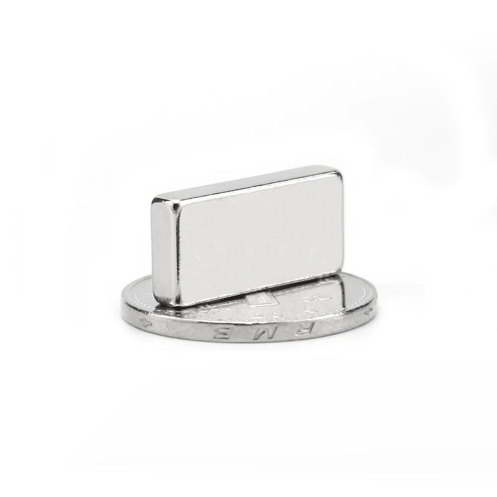 Неодимовый магнит 20x10x4 супермощный постоянный магнитный блок imanes N35 5 шт. |