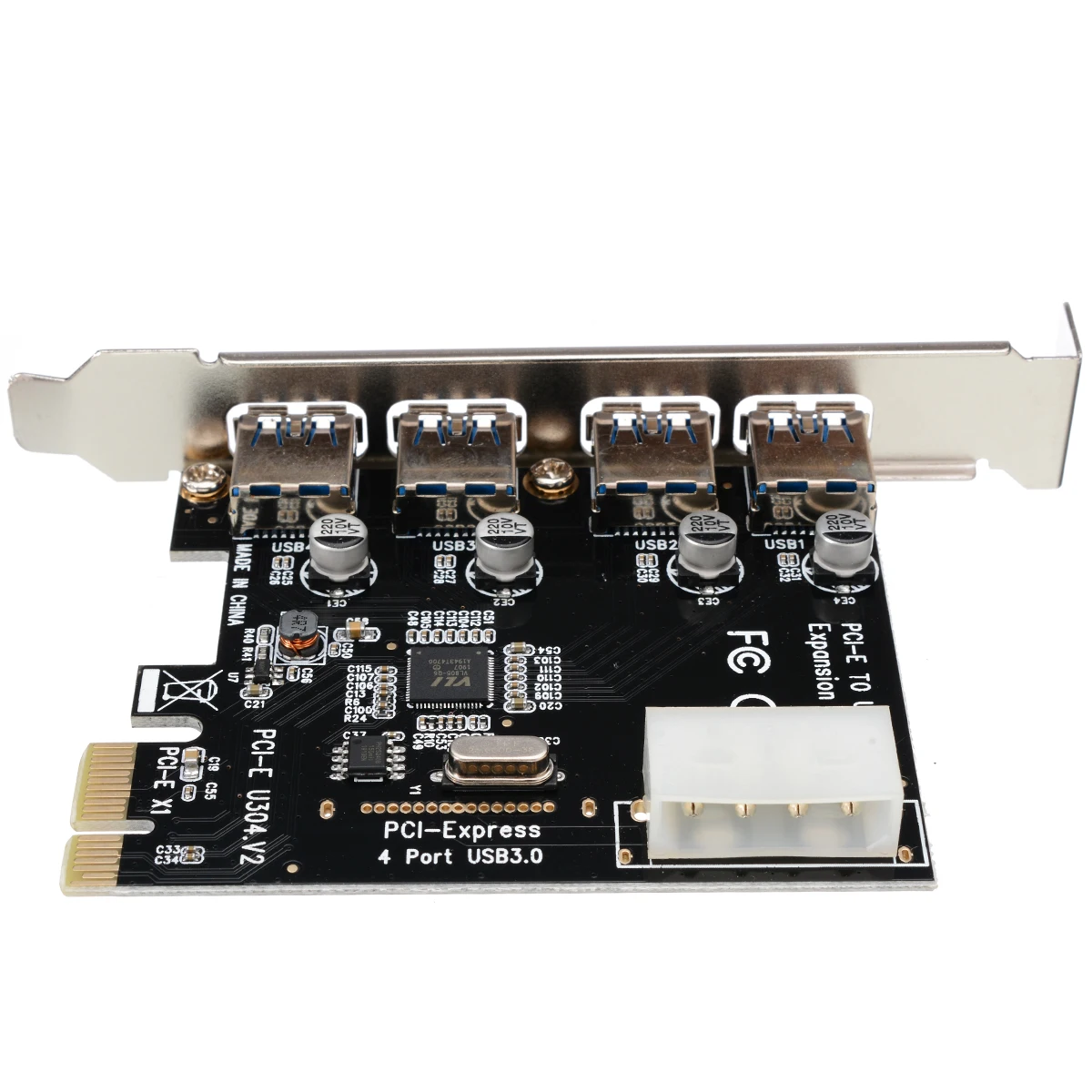 1 комплект Высокое качество 4 порта PCI-E карты Адаптеры к USB 3 0 концентратор PCI Express