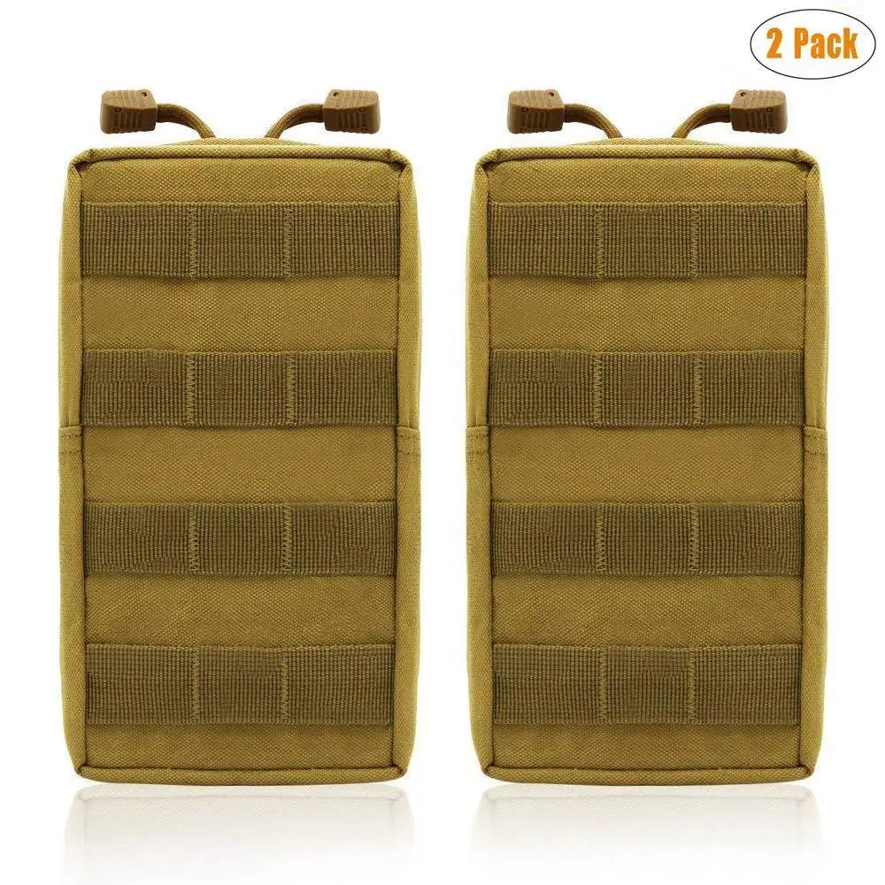 Военная Тактическая Сумка Molle аксессуар сумка армейская тренировочная уличная охотничья походная износостойкая дорожная сумка для инструментов - Color: Only 2 Khaki