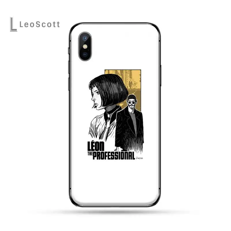 

Leon Uncle Girl Phone Cases for iPhone 11 12 pro XS MAX 8 7 6 6S Plus X 5S SE 2020 XR mini