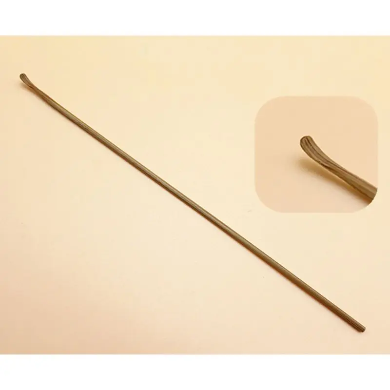 Деревянная угольная Бамбуковая ложка инструмент для чистки ушей полировка