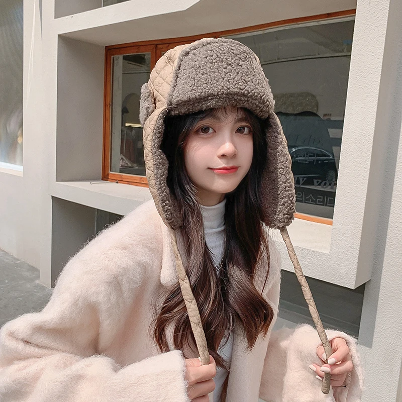 

2021 Lei Feng hat high quality wool female winter hat women's fur hat winter fur cap warm, fashion female hat