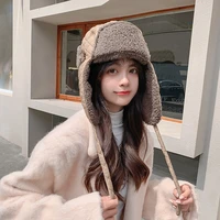 2021 lei feng hat high quality wool female winter hat womens fur hat winter fur cap warm fashion female hat
