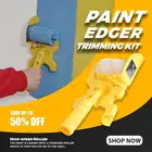 Роликовая кисть для обрезки стен, многофункциональная роликовая кисть для краски, инструмент для чистки и резки краски на стене