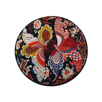 ethnic style round embroidery patch butterfly phoenix flower pattern clothes applique decoration diy craft sewing accessoreis