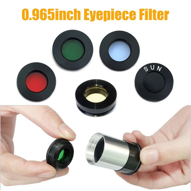 Datyson Стандартный 0 965 дюймов окулярный фильтр комплект красочная оптическая