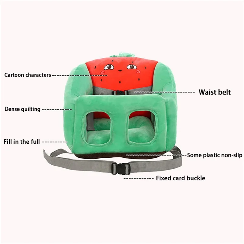 

Soft Plush High Chair Cushion Cover Booster Mats Pads Feeding Chair Cushion Stroller Seat Cushion Mulit-function Kids Seat