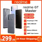 Смартфон Realme GT Master Edition, 6,43 дюйма, 6 ГБ + 128 ГБ8 ГБ + 256 ГБ, Snapdragon 778G восемь ядер, 120 Гц, супер Дротика 65 Вт