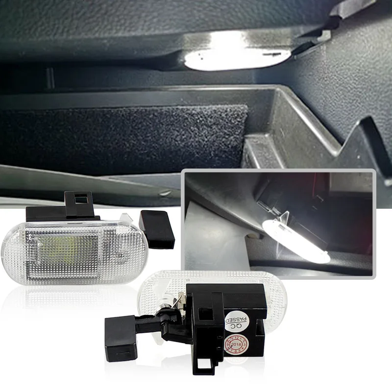 

2 шт., бардачок для хранения, лампа для Volkswagen VW Golf Jetta MK4 Bora Touran Touareg Caddy 1J0 947 301 1J 0947301