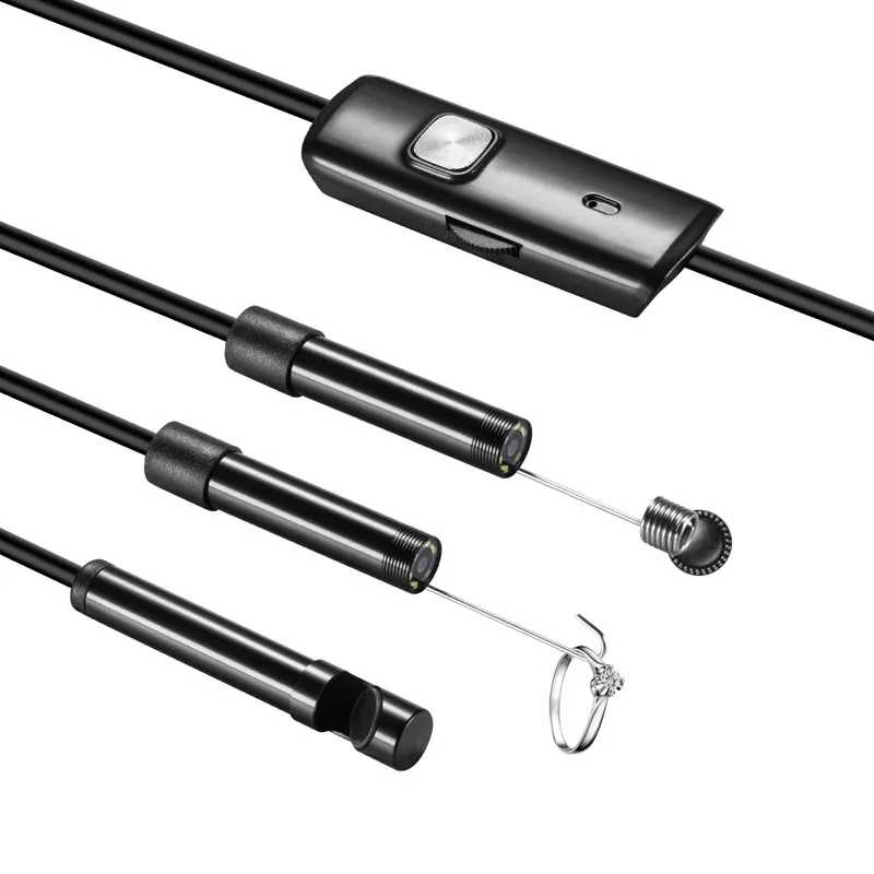 Водонепроницаемый светодиодный мини эндоскоп 2 в 1 с Wi Fi и USB кабелем|Компактные