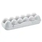 Портативный лоток для хранения яиц, пластиковый противоударный держатель для яиц на 12 мест, кухонные аксессуары для защиты от столкновений