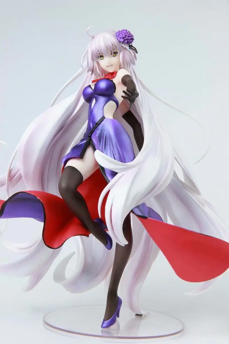 

26cm Fate Grand Order Dress Avenger Joan of Arc Jeanne d'Arc Alter Action Figure Collectible Model Toys Dolls Gift
