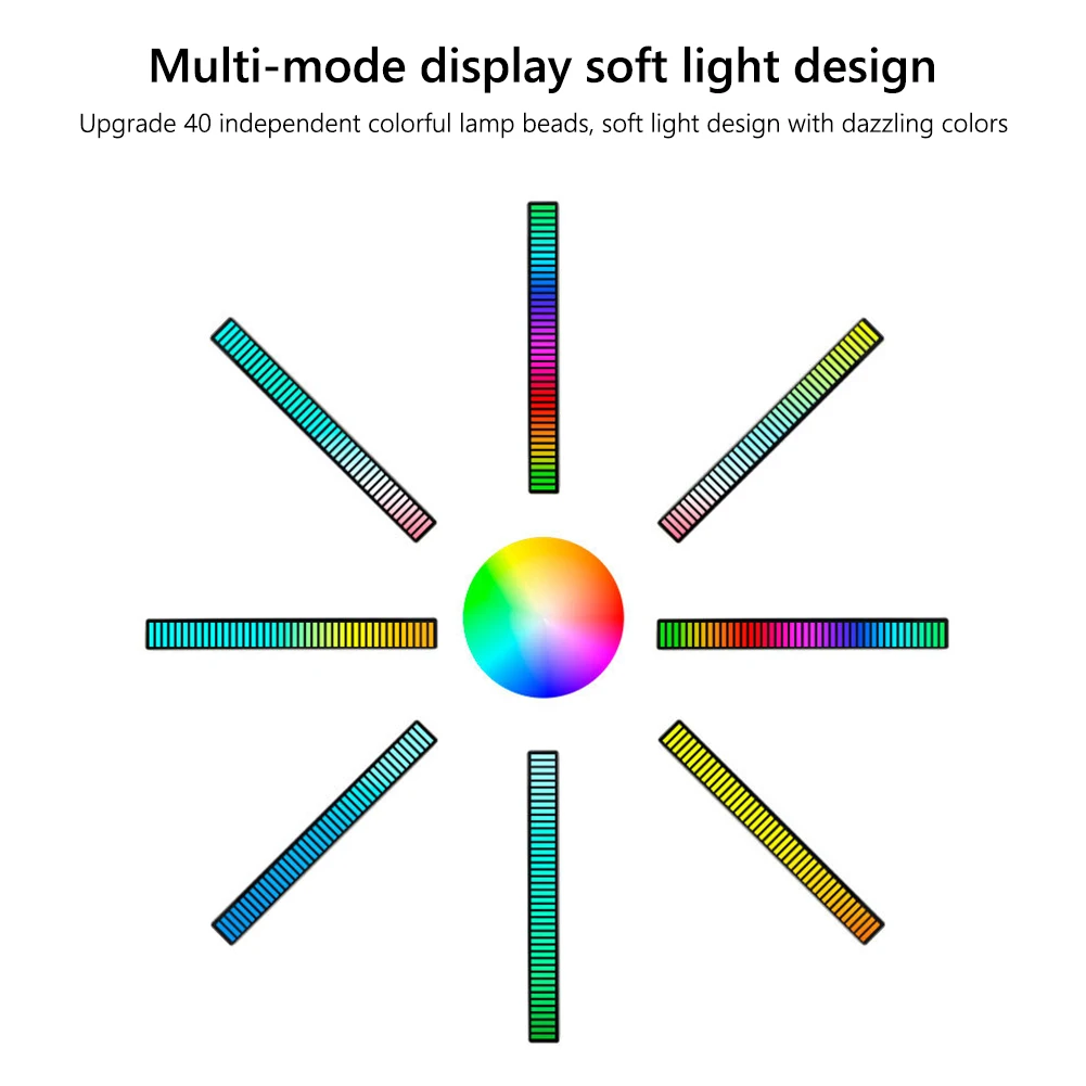 Цветная лампа RGB с перезаряжаемым от USB аккумулятором и управлением через