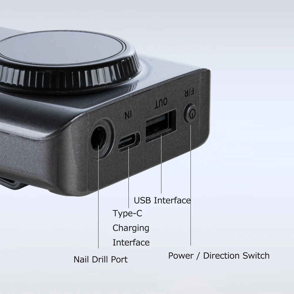 Перезаряжаемая машинка для маникюра многофункциональная полировки ногтей с USB и