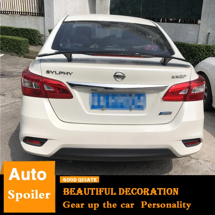 Для Nissan Sentra SYLPHY спортивный спойлер из АБС пластика заднее крыло багажника задний