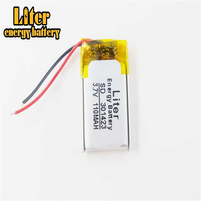 3 7 V литий полимерный аккумулятор 031423 301423 110mah маленькие игрушки Bluetooth стерео MP4 GPS