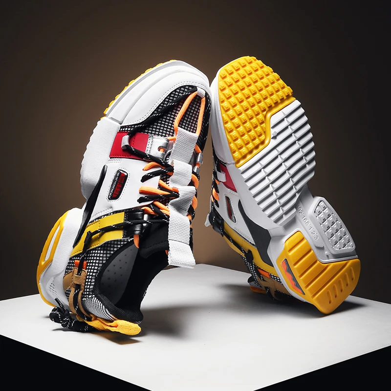 Мужские брендовые кроссовки Bomlight модная повседневная кожаная обувь высокого