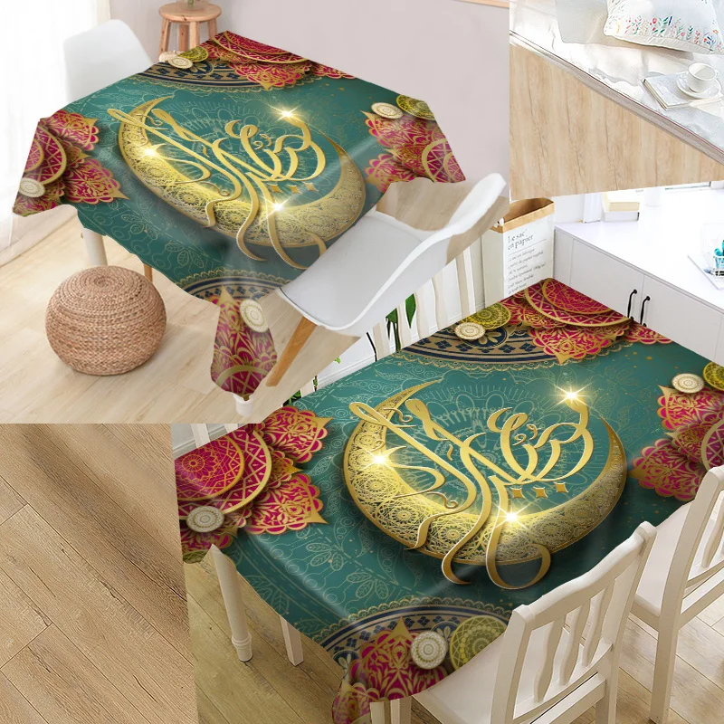 

Decoration Ramada Tablecloth 3D Print Oxford Fabric Square/Rectangular Dust-proof Table Cover For Party Home Decor TV Cover 0331