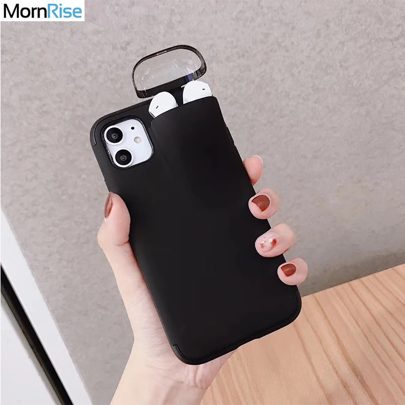 Новый Модный чехол для iPhone 11 Airpods с разъемом наушников pro Max защитный мягкими