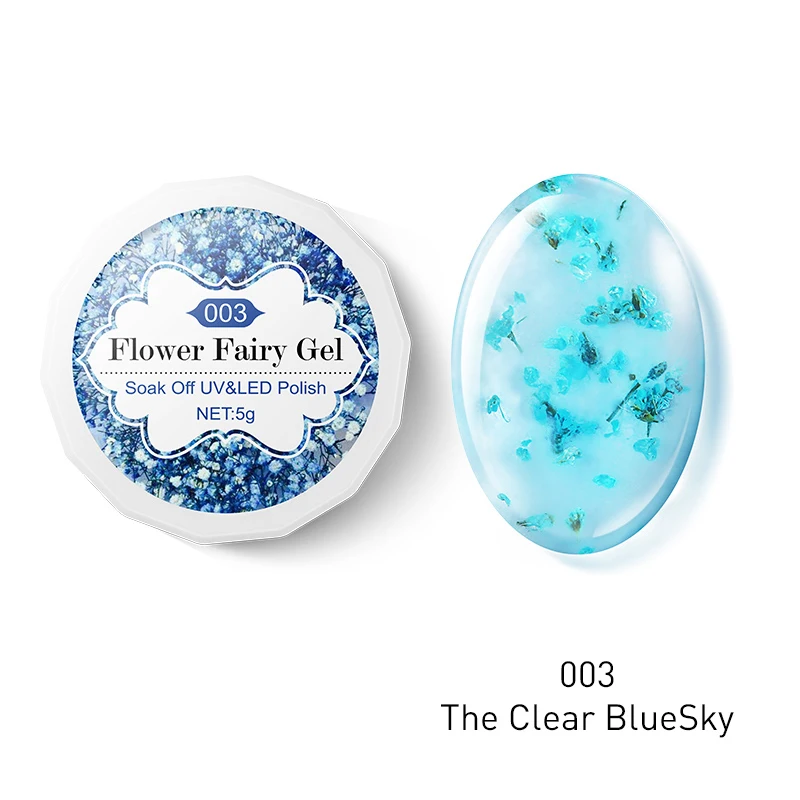 Сушеные цветы Modelones светодиодный Гель лак для ногтей блестящий Блестящий цветной