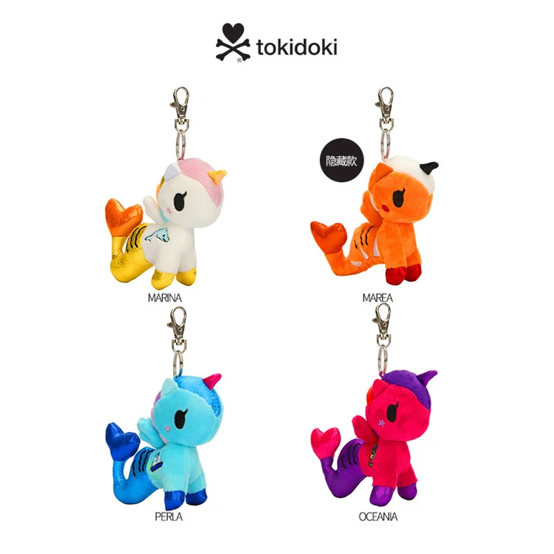 Оригинальный Tokidoki Единорог Русалка милый мультяшный мягкий плюшевый кулон сумка
