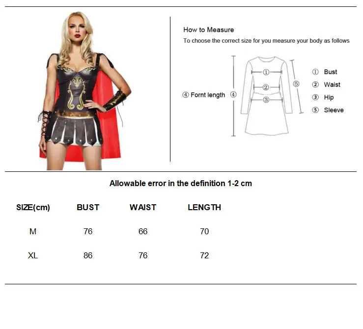 Взрослый женский греческий Римский Спартанский воин маскарадный костюм на