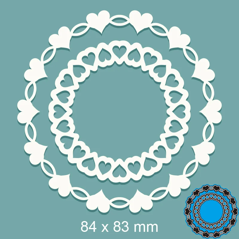 Пресс-формы любовь сердце круг Новый Металл DIY альбом бумага крафт тиснение трафарет украшение для поздравительной открытки 84*83 мм Пресс-формы любовь сердце круг Новый Металл DIY альбом бумага крафт тиснение трафарет украшение для поздравительной открытки 84*83 мм