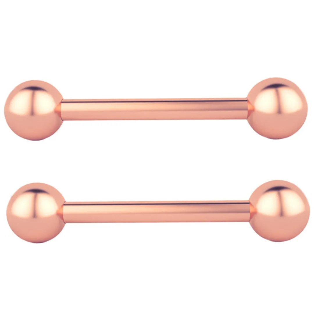Punk Stainless Steel Barbell Tongue Nipple Ring Piercing For Women Men Zircon Crystal Nipple Ring Body Jewelry Piercing 1PC