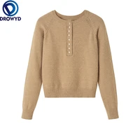 2021 autumn women cotton stretch pullover sweater fashion khaki long sleeve sweater female slim sexy o neck tops knitted clothes
