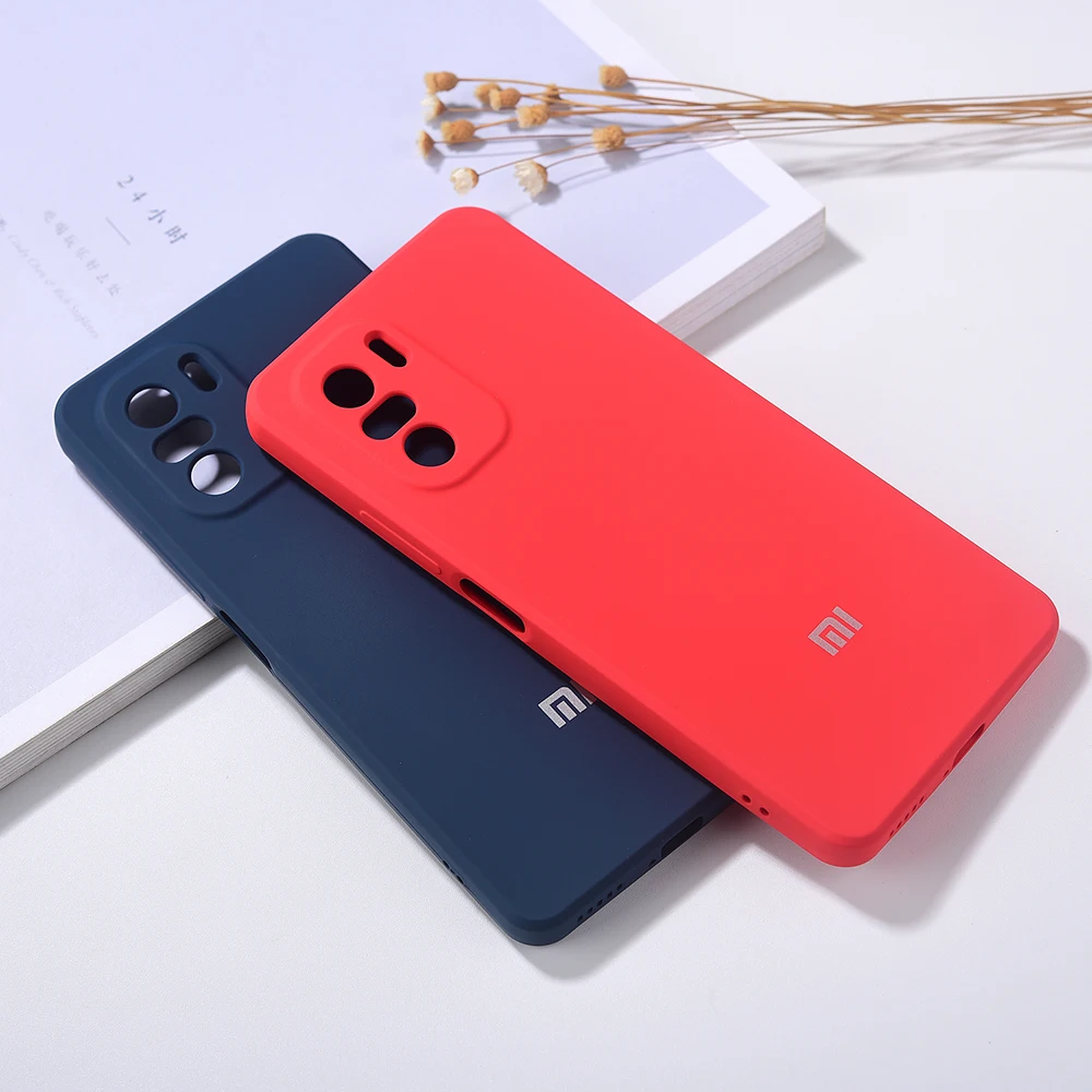 liquid silicone phone case for xiaomi mi poco f3 redmi k40 pro redmik40 pro soft tpu full protection back cover shells 6 67 inch free global shipping