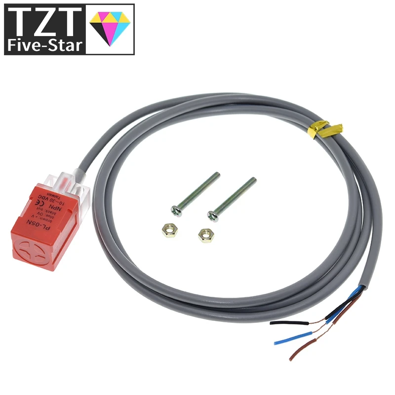 PL-05N Индуктивный бесконтактный датчик переключатель 5 мм Обнаружение NPN Out DC10-30V