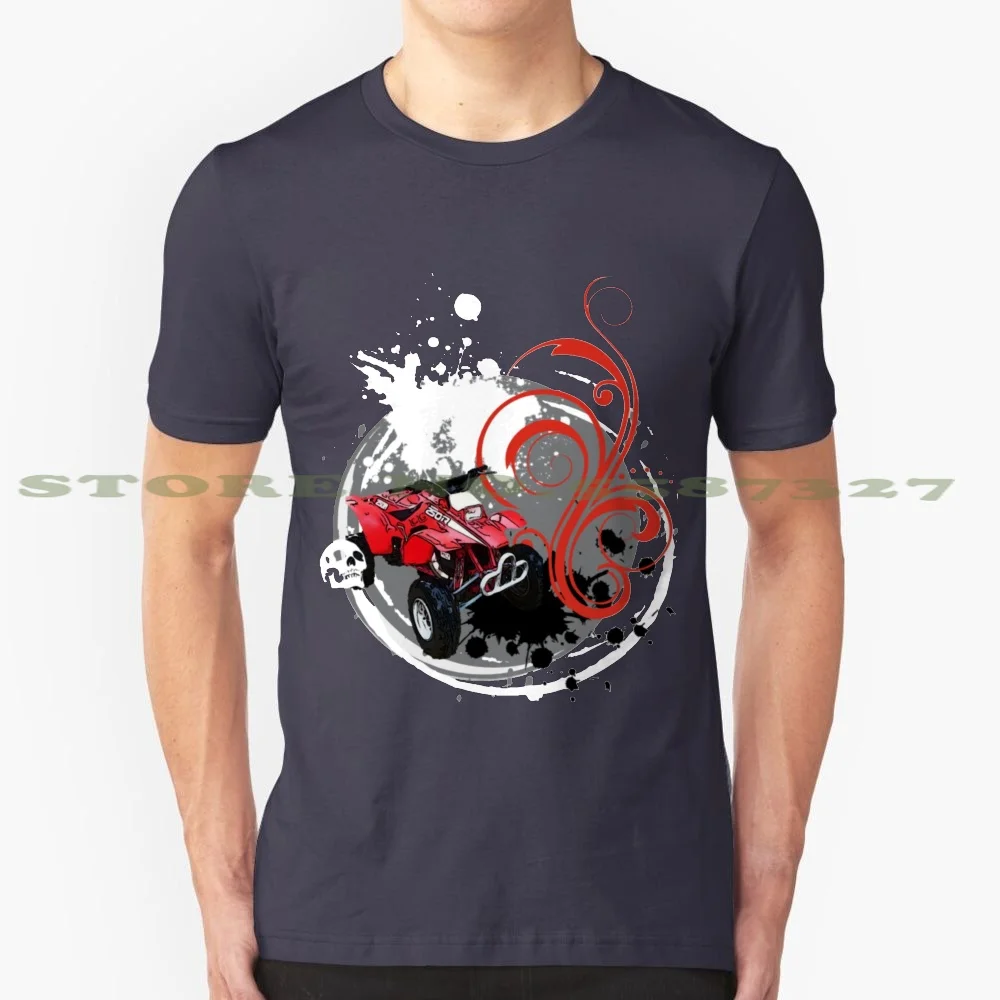 1988 Trx250R 100% футболка из чистого хлопка Quad Atc четыре колеса