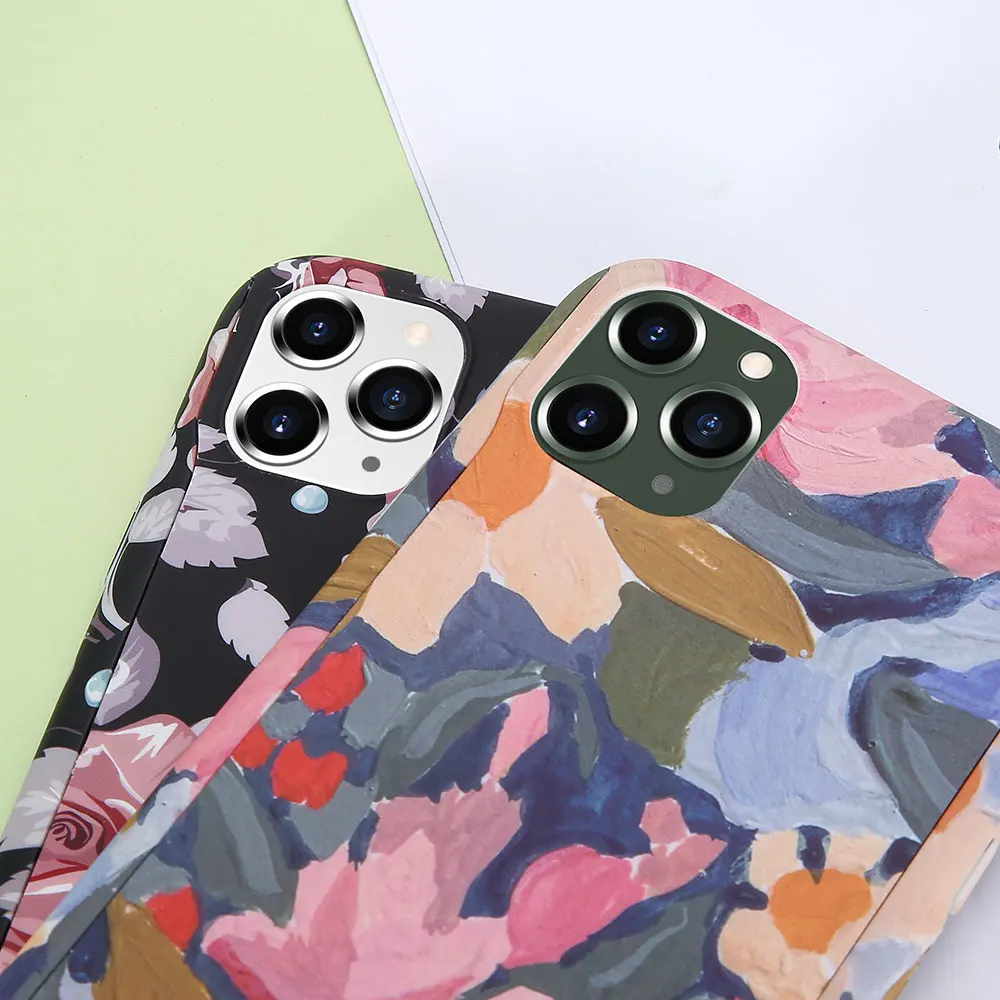 Чехол KISS 360 полный защитный чехол для телефона iPhone 11 Pro MAX 6 6S 7 8 Plus X XS XR Цветочный